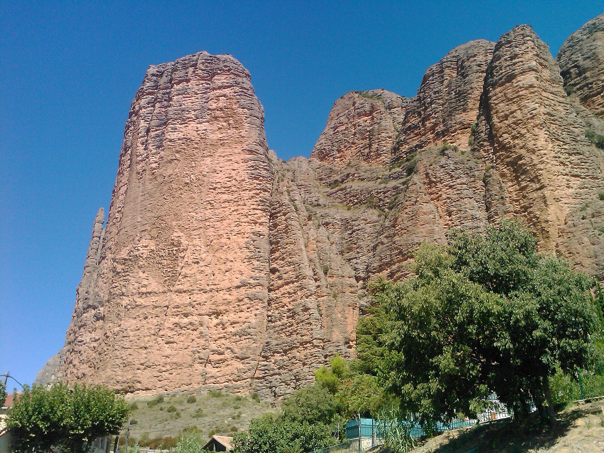 Los Mallos de Riglos, en Huesca